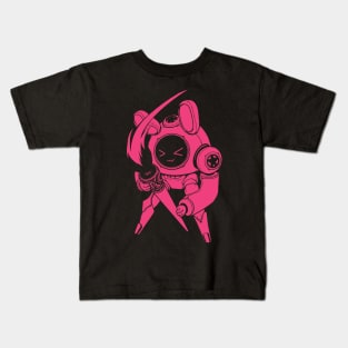 Bunny Bot - PINK Kids T-Shirt